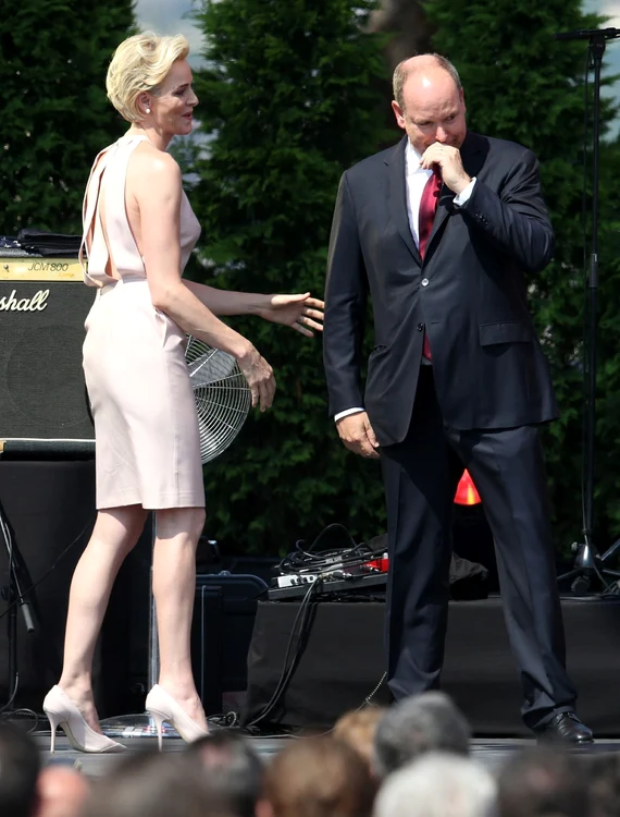 Albert și Charlene în 2015, acum zece ani