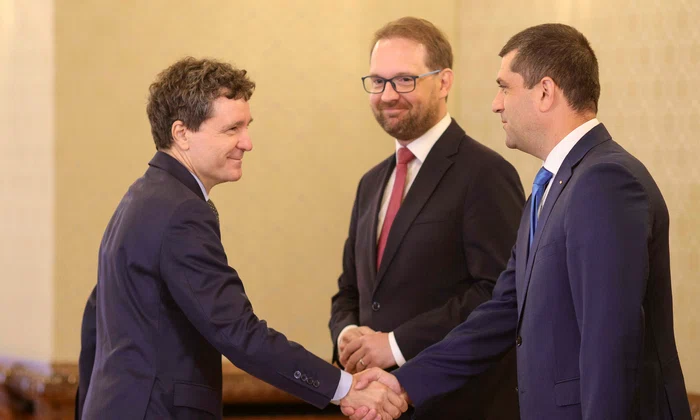 Dominic Fritz, Radu Miruță și Nicușor Dan, consultări la Cotroceni 