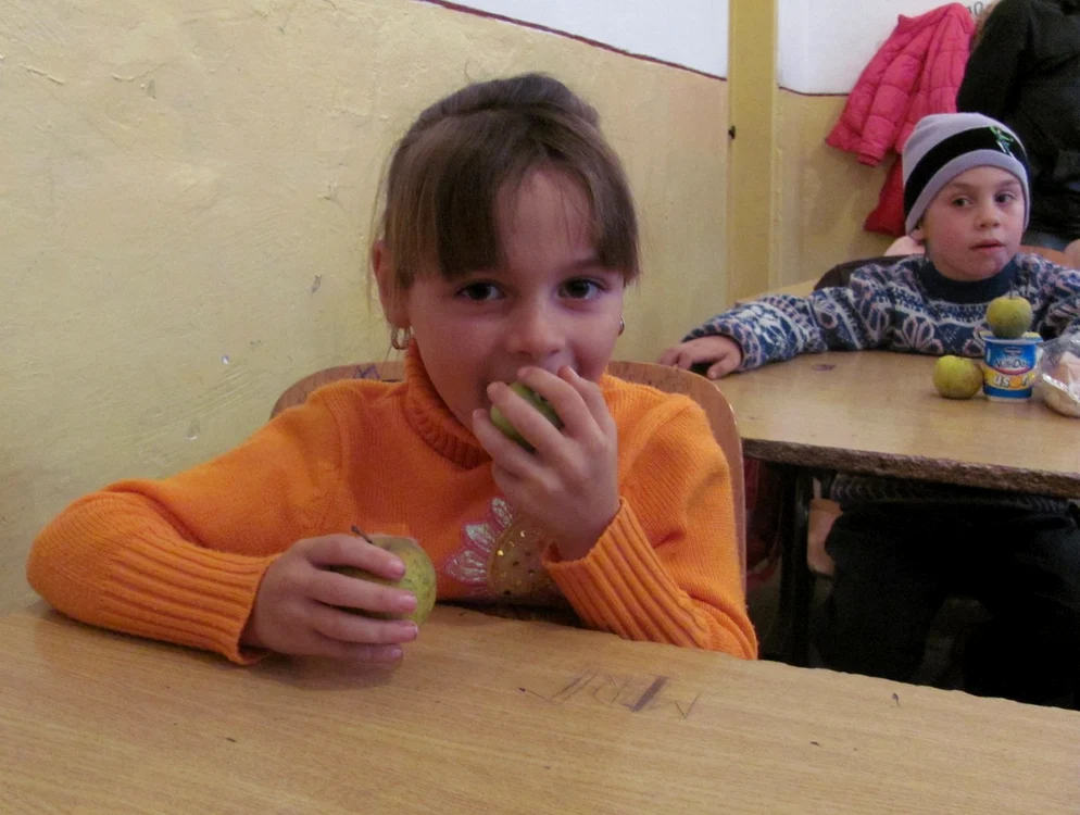 Primele mere au fost distribuite în cursul zilei de miercuri FOTO Arhivă