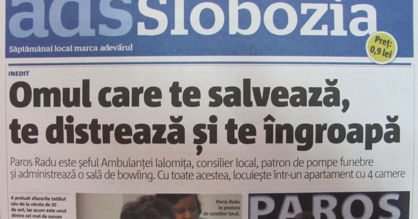 A apărut ediția cu numărul 2 a săptămânalului ADS Slobozia!