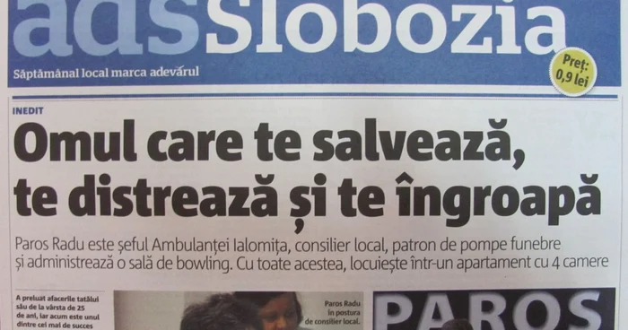 A apărut ediția cu numărul 2 a săptămânalului ADS Slobozia!