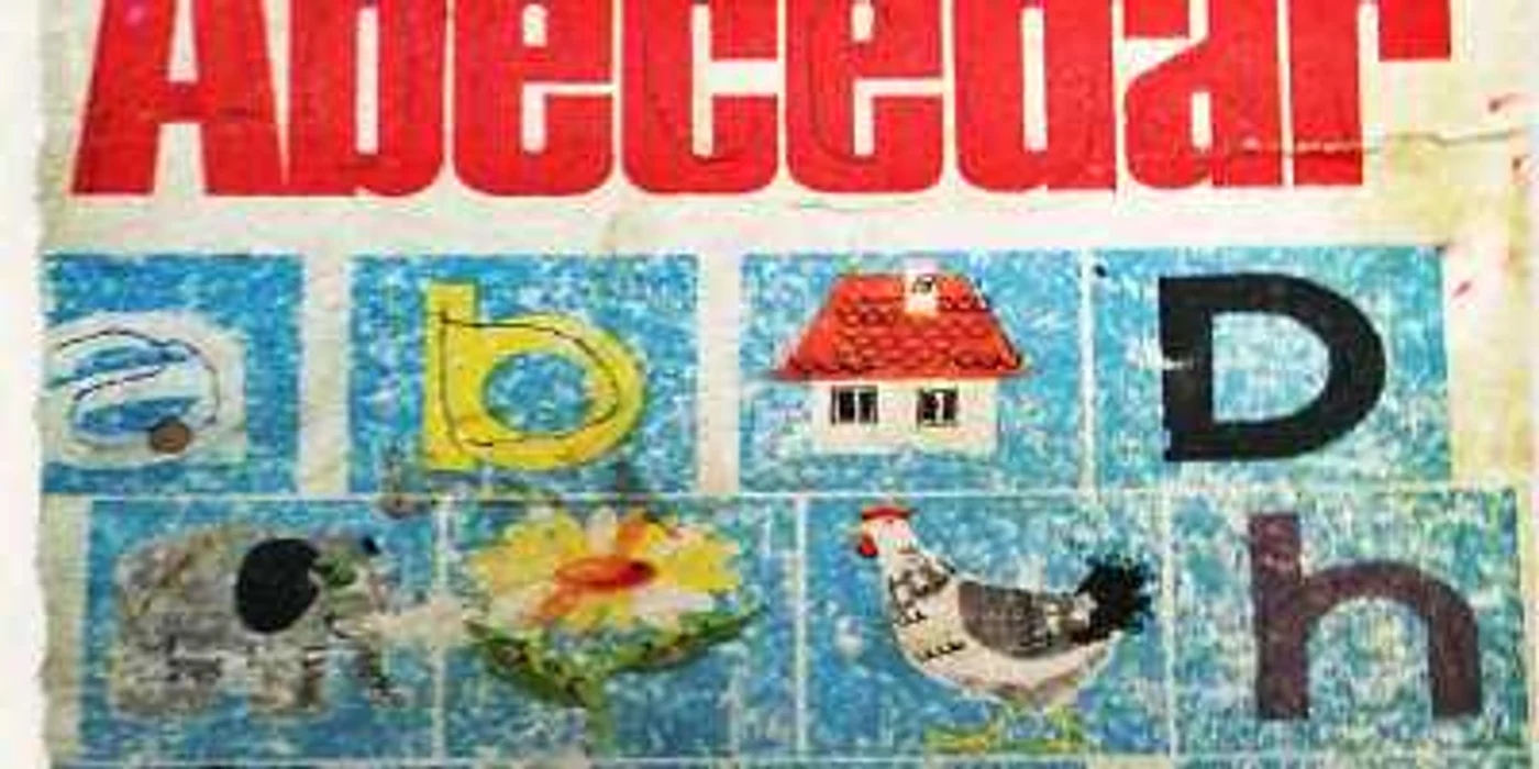Vechiul abecedar de la începutul anilor '90