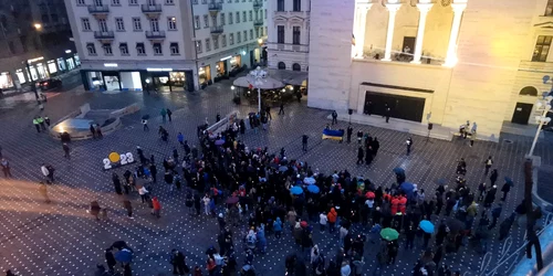 Moment de reculege la Timișoara FOTO Ștefan Both