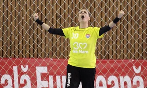 Portăriţa Paula Ungureanu a pus umărul la victoria HCM ului din Slovenia jpeg