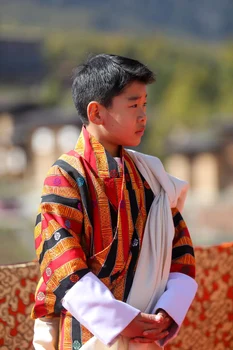 Prințul Jigme Namgyel al Bhutanului, un nou angajament public de unul singur. FOTO: Casa Regală