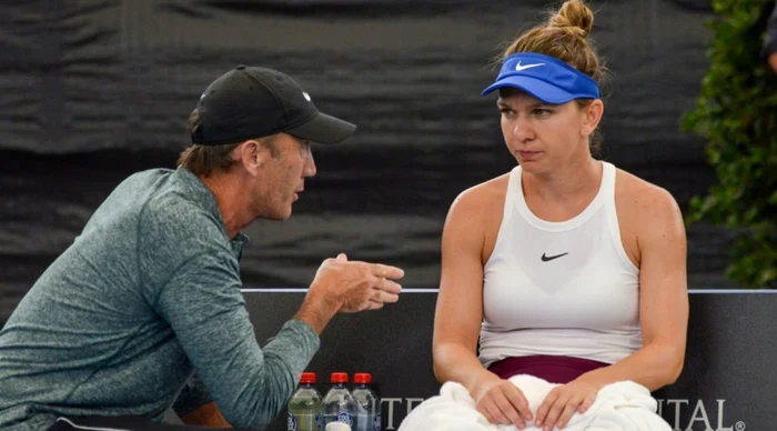 Darren Cahill (stânga), antrenorul cu care Simona Halep se înţelege de minune