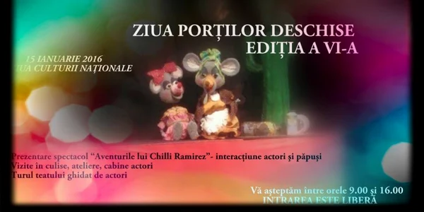 Copiii sunt invitaţi la o zi magică la Teatrul de Păpuşi