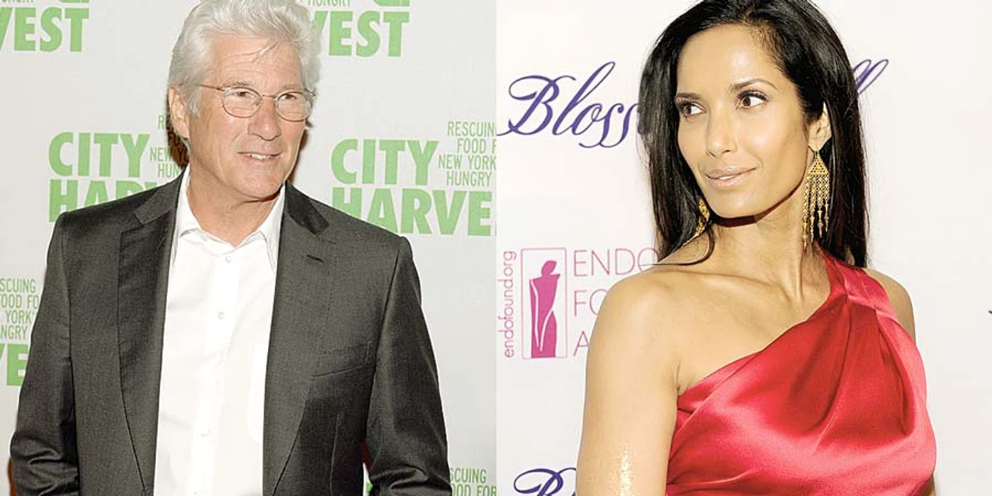 
    Gere şi Padma  au o relaţie  discretă (fotografii: guliver/ getty images)  