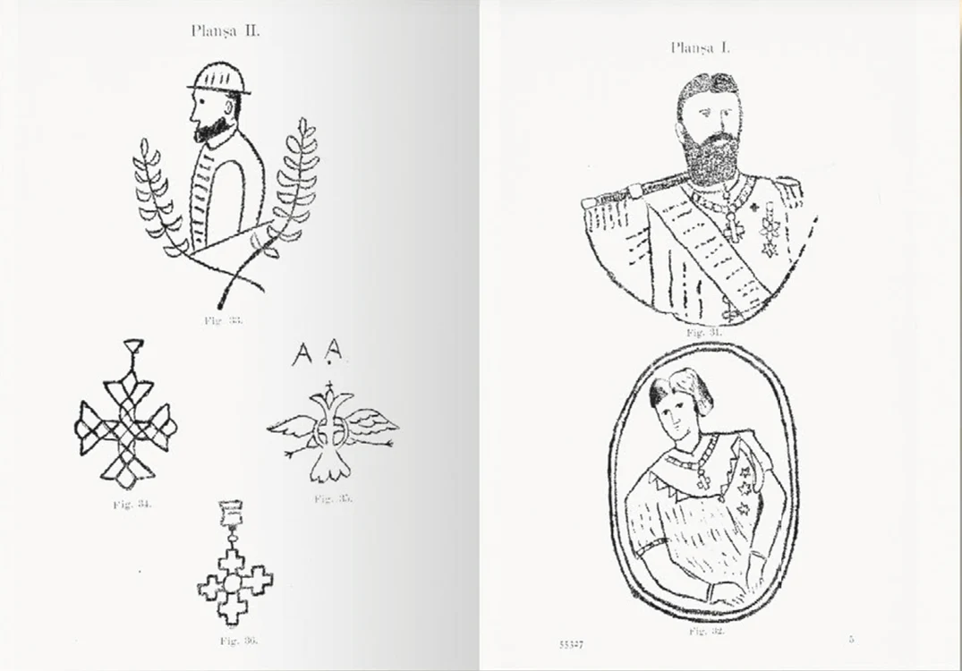 Imagini cu tatuaje din cartea medicului Nicolae Minovici