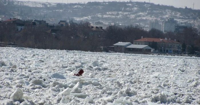 Dunărea la Chiciu, în apropiere de Bulgaria