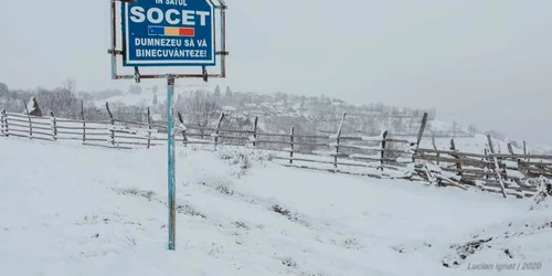 iarna in satul socet din hunedoara foto lucian ignat 
