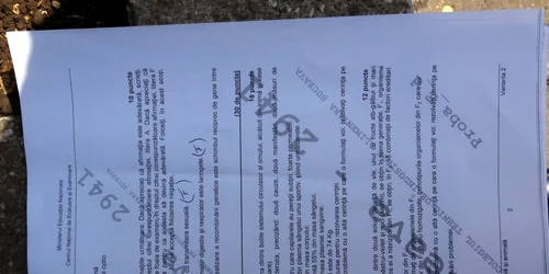 subiecte bac biologie