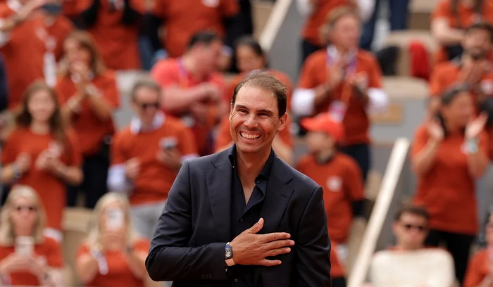 Rafael Nadal a fost omagiat la scenă deschisă (FOTO: EPA)
