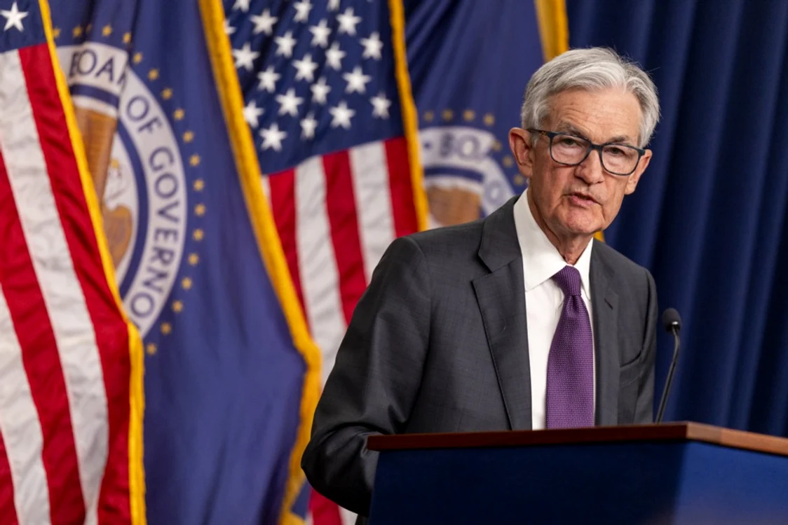 Seful Rezervei Federale Jerome Powell la o conferință de presă FOTO EPA-EFE