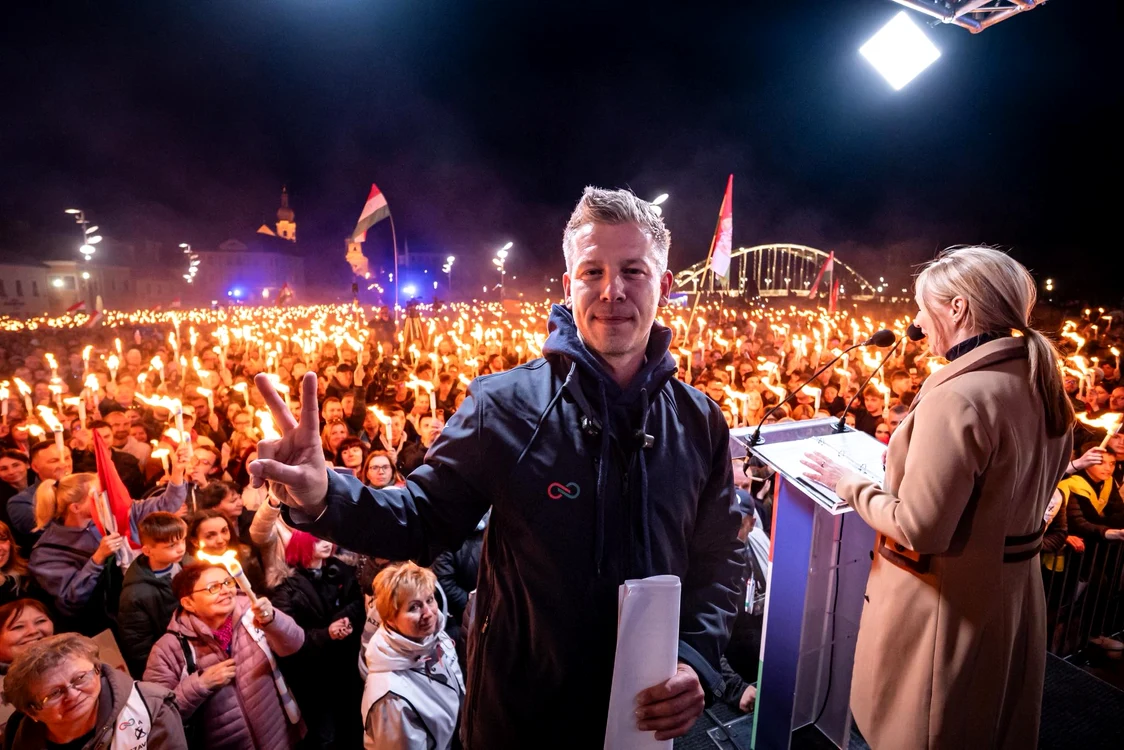 Miting al opoziției maghiare, la Budapesta/FOTO:X