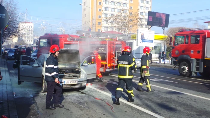 Pompierii au intervenit de urgenţă FOTO: Ştefan Borcea