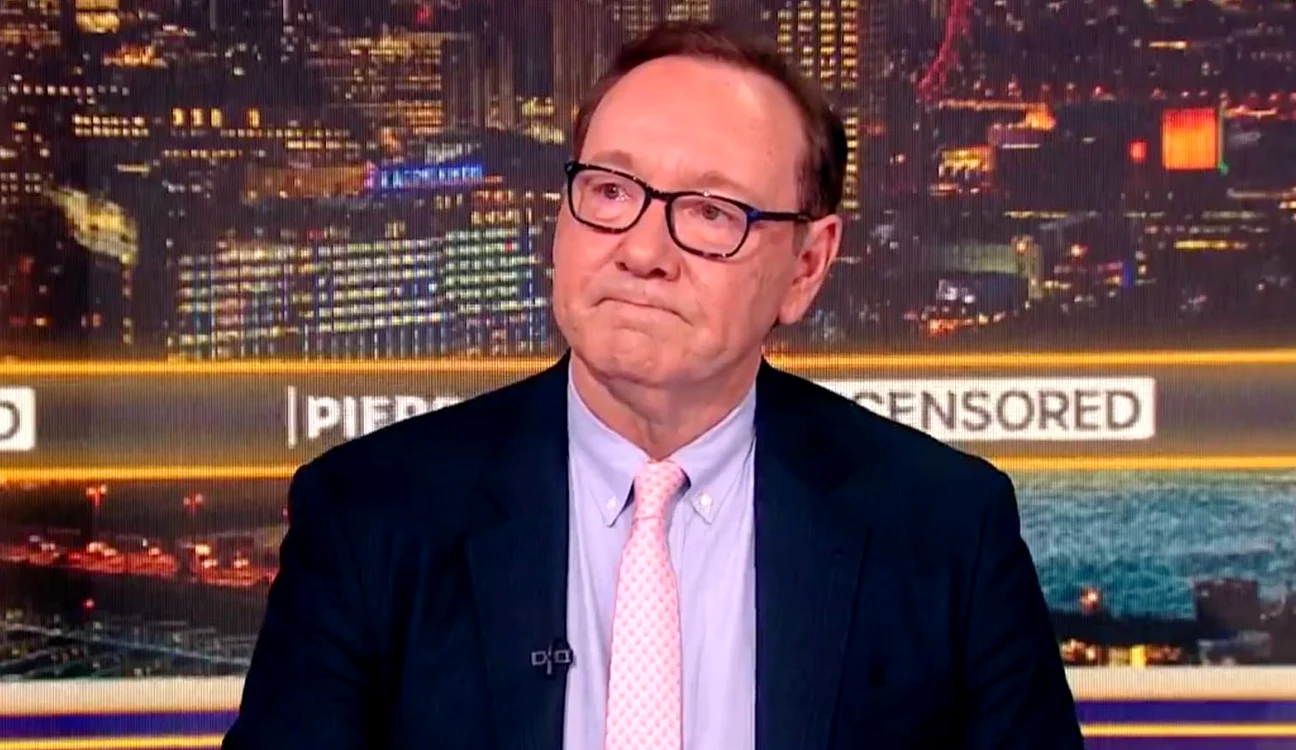 Kevin Spacey a plâns în timpul emisiunii lui Pierse Morgan