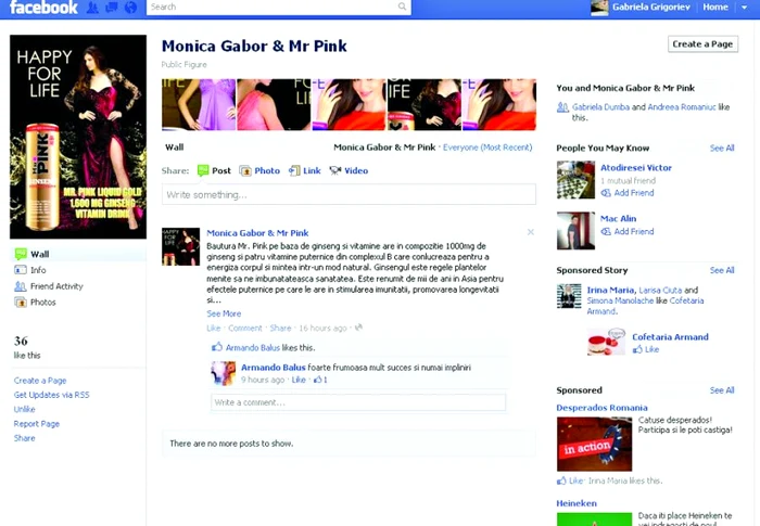 Face reclamă la băutura iubitului chinez