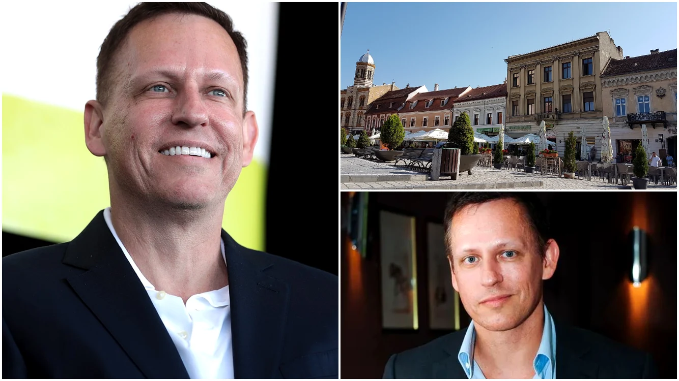 Cât a plătit miliardarul Peter Thiel la un restaurant din Brașov? Foto: colaj