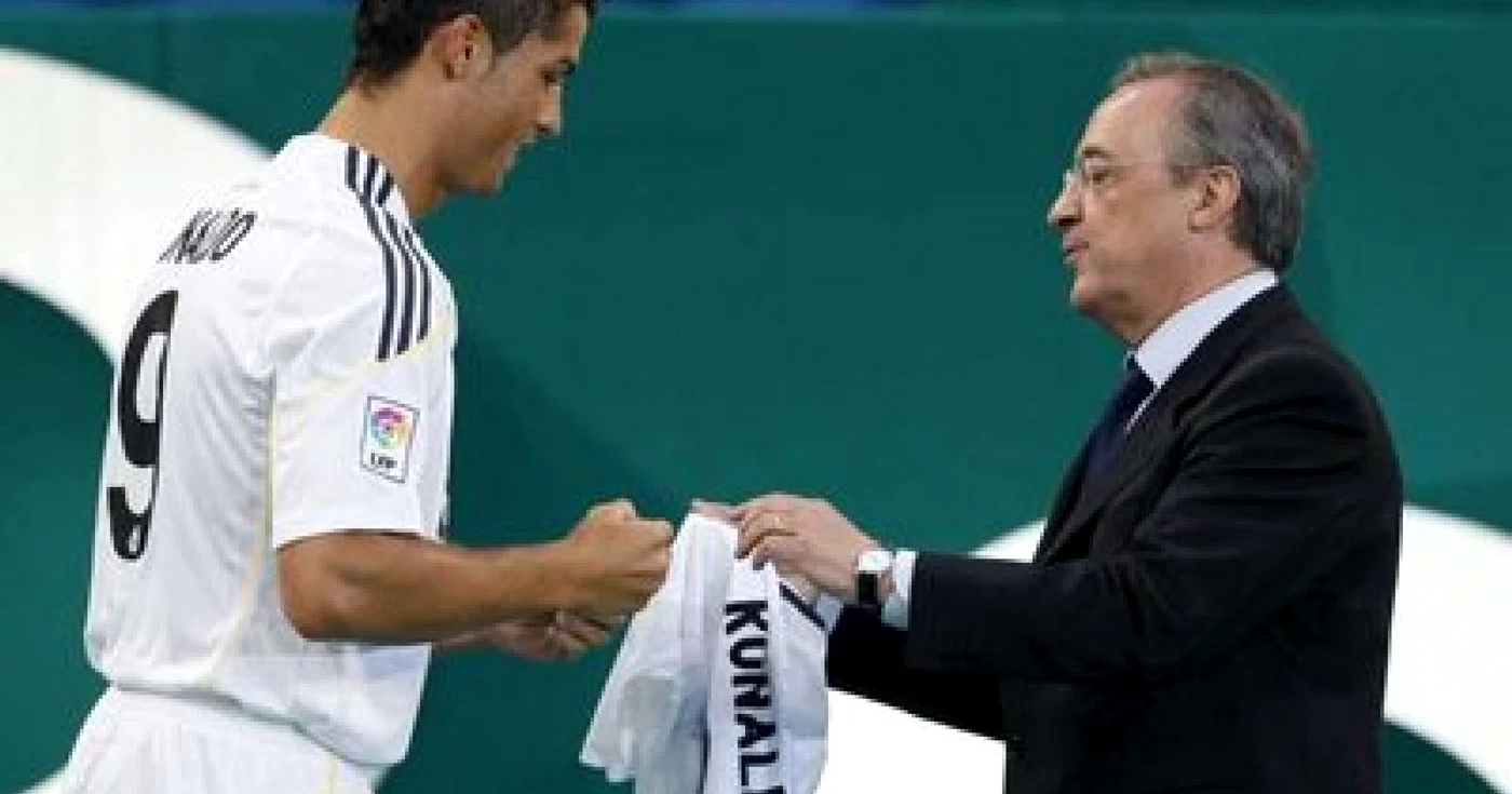 FOTBAL: Florentino Perez vede o finală  Real - AC Milan în Liga Campionilor