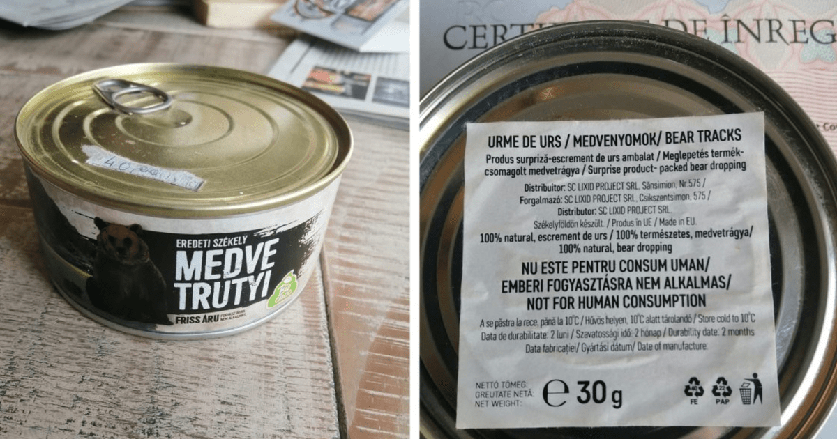 Excremente de urs la conservă, „autentic secuiești”, vândute în România. Șeful OPC: „Nu mi-a venit să cred”