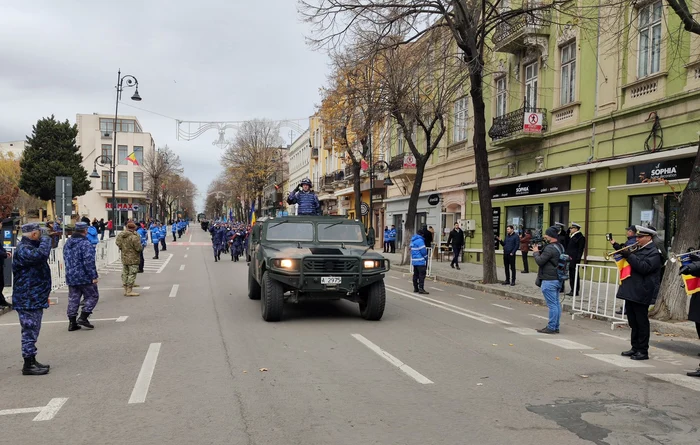 Parada militară se va desfășura pe bd. Tomis FOTO: Călin Gavrilaș