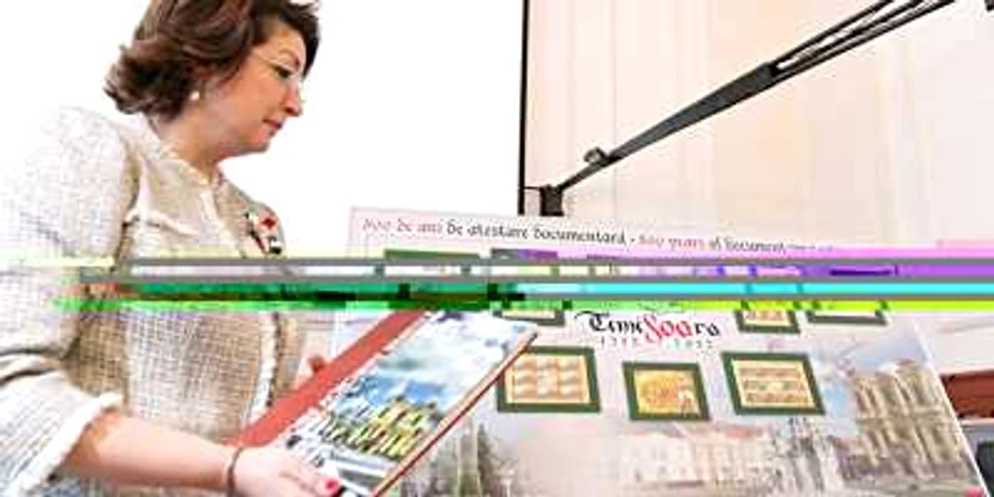 Pe timbrele seriei sunt reproduse litografii vechi ale Cetăţii Timişoara