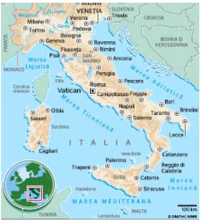harta italia