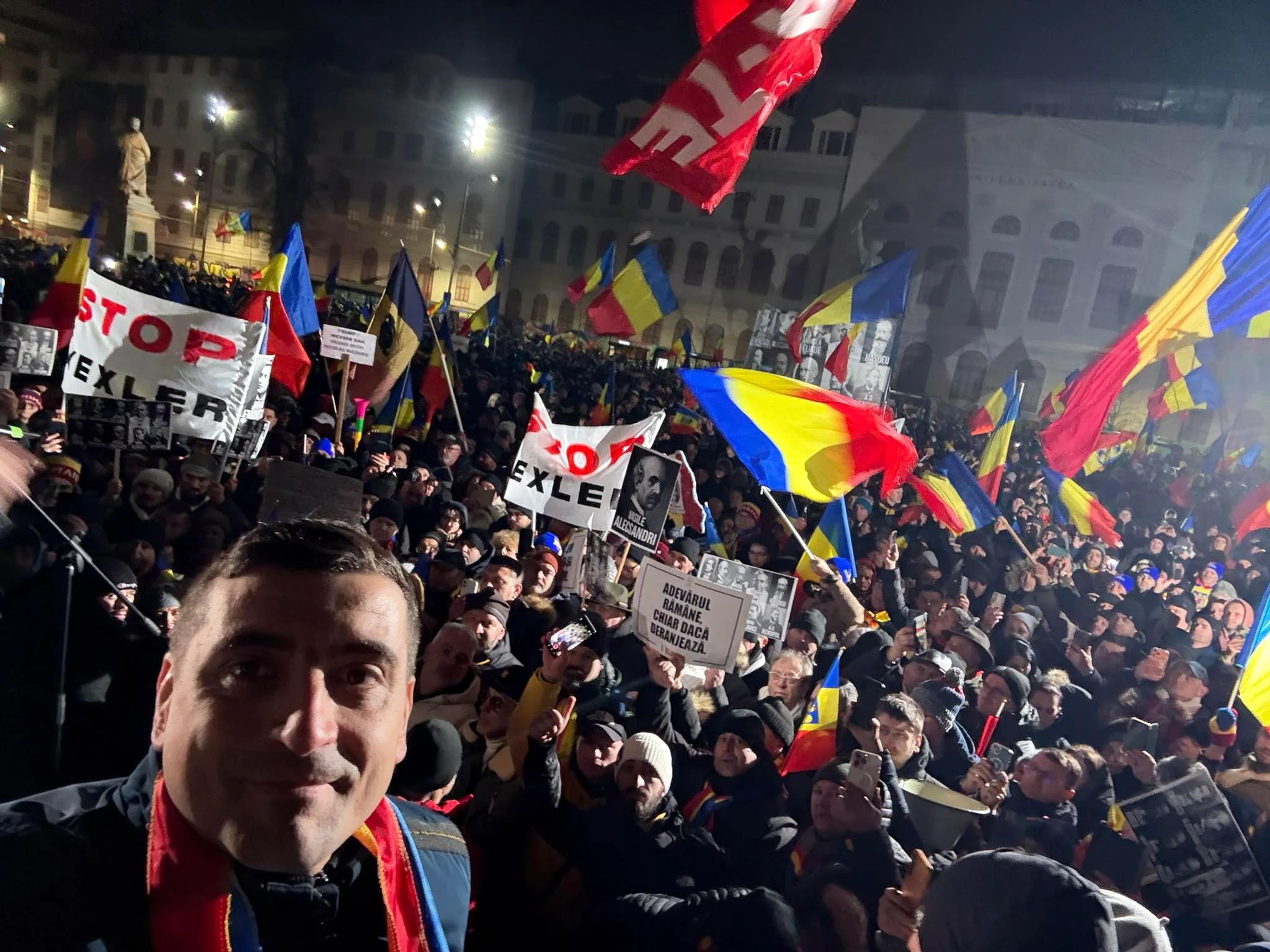 Proteste în Capitală: unul împotriva Legii Vexler, altul împotriva măsurilor fiscale ale Guvernului. Claudiu Târziu și George Simion cheamă oamenii în stradă