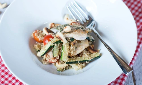 Salata de cuscus cu dovlecei si pui  Reteta de vara jpeg