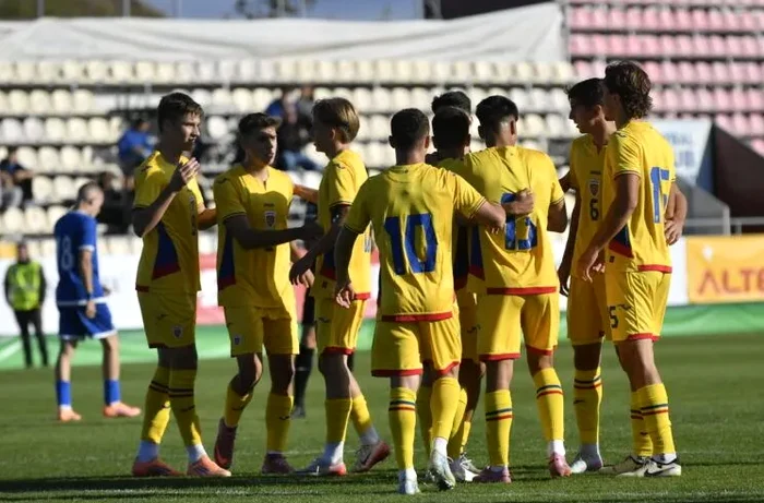 Jucătorii de la U19 s-au bucurat astăzi o singură dată FOTO frf.ro