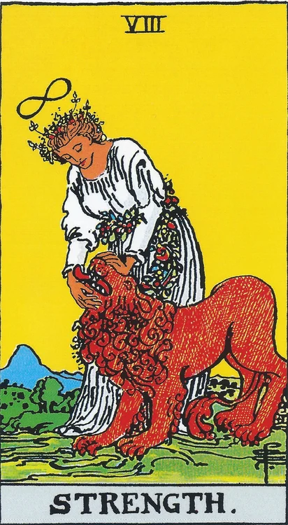 Cartea de tarot Forța jpg