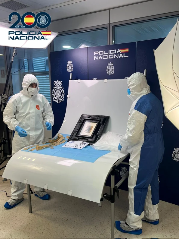 Un tablou de Picasso, găsit de poliția spaniolă la câteva săptămâni după dispariție (©  x.com / Policía Nacional)