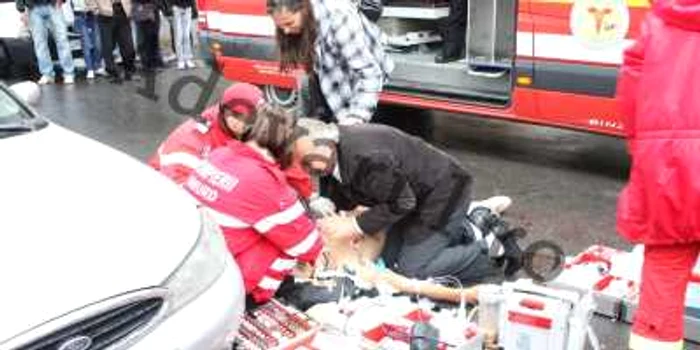 Incidentul s-a petrecut în apropierea liceului