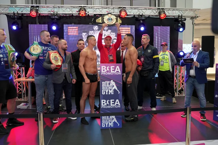 Flavius Biea va boxa în ring cu argentinianul Juan Jose Velasco. FOTO Facebook Ion Georgescu