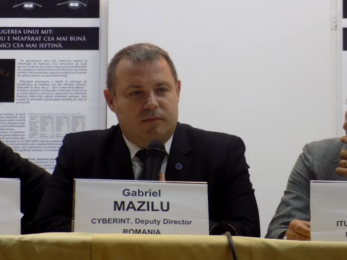 Gabriel Mazilu, director adjunct al Centrului Naţional CYBERINT din cadrul SRI