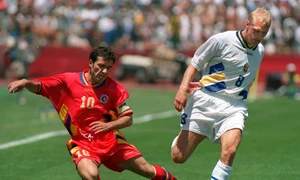 Gică Hagi, în meciul cu Suedia din 1994 jpeg