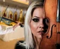 Monica Calofir, violonista care deține o vioară-bijuterie 