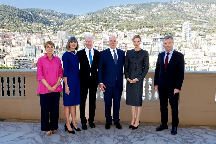 Prințul Albert și Prințesa Charlene, întrevedere la Monaco cu ambasadorul american, Foto Michaël Alesi 3 jpg