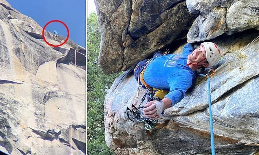 Un tânăr alpinist a căzut în gol de la 700 de metri, în timp ce escalada un traseu periculos din SUA. Momentul șocant a fost transmis în direct pe TikTok