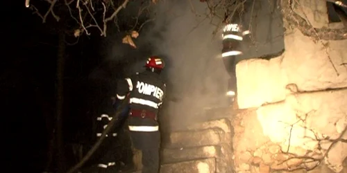 Incendiul a fost lichidat de pompierii brăileni