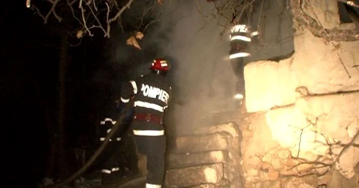 Incendiu în Galbenu