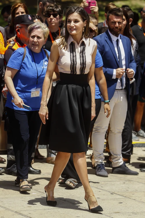 Queen Letizia At International Blind Deaf People Day Benidorm jpeg