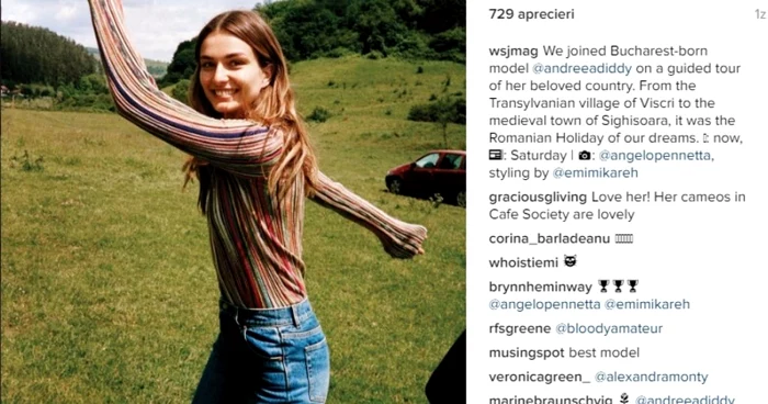 andreea diaconu instagram