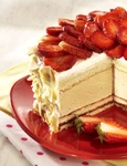 Cake with Coffee Cream and Strawberries (step by step) jpeg