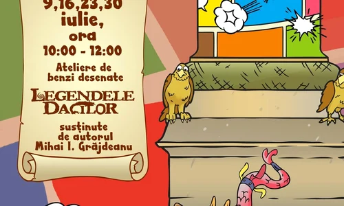 „Legendele dacilor” – ateliere de benzi desenate   la Muzeul Național de Istorie a României jpeg