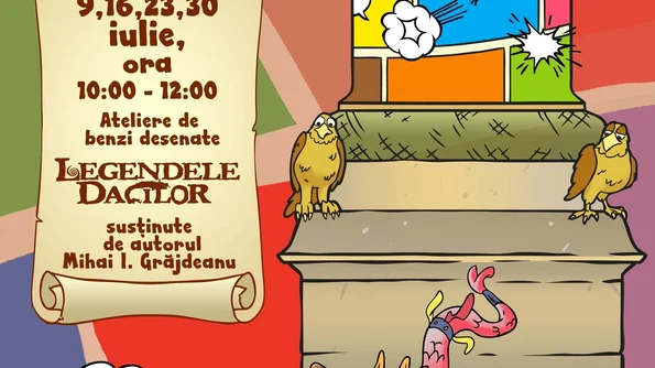 „Legendele dacilor” – ateliere de benzi desenate la Muzeul Național de Istorie a României jpeg