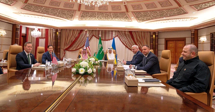 Delegația americană și ucraineană la prima rundă de discuții în Arabia Saudită FOTO PROFIMEDIA