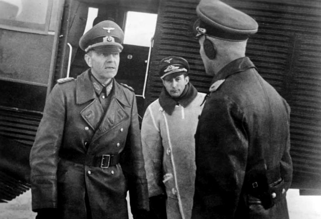 Conducătorul Armatei a 6-a germane, generalul Friedrich von Paulus