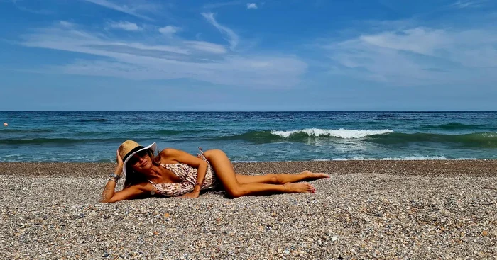Anca Țurcașiu se află la mare în aceste zile FOTO arhivă personală